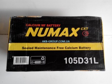 NUMAX 105D23L 90AH- 750A 2